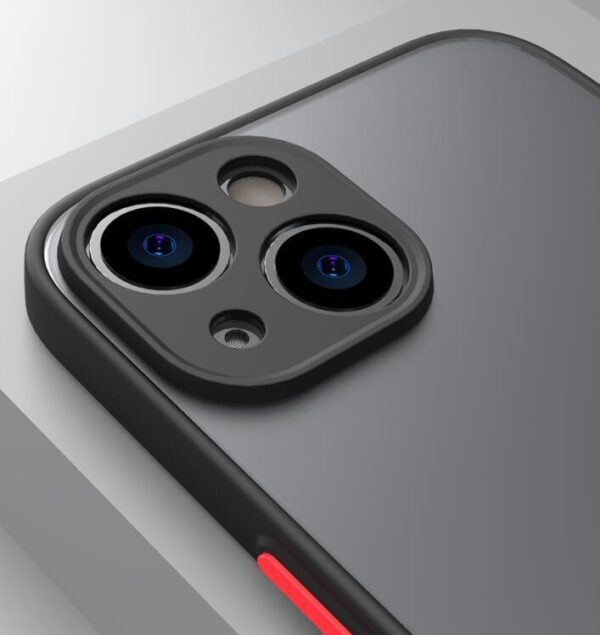 Fine Hole Skin-sensing Phone Case Full Lens Anti-fall Frosted Hard Protective Cover - Image 6