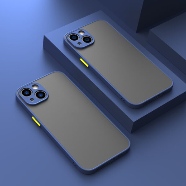 Fine Hole Skin-sensing Phone Case Full Lens Anti-fall Frosted Hard Protective Cover - Image 3