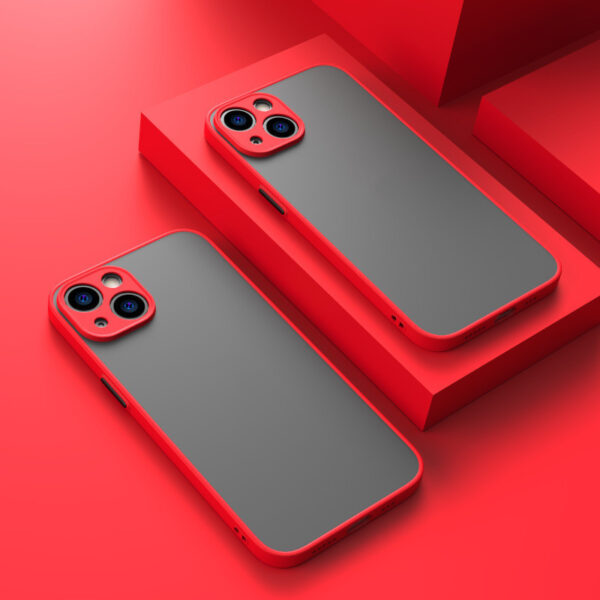 Fine Hole Skin-sensing Phone Case Full Lens Anti-fall Frosted Hard Protective Cover - Image 4