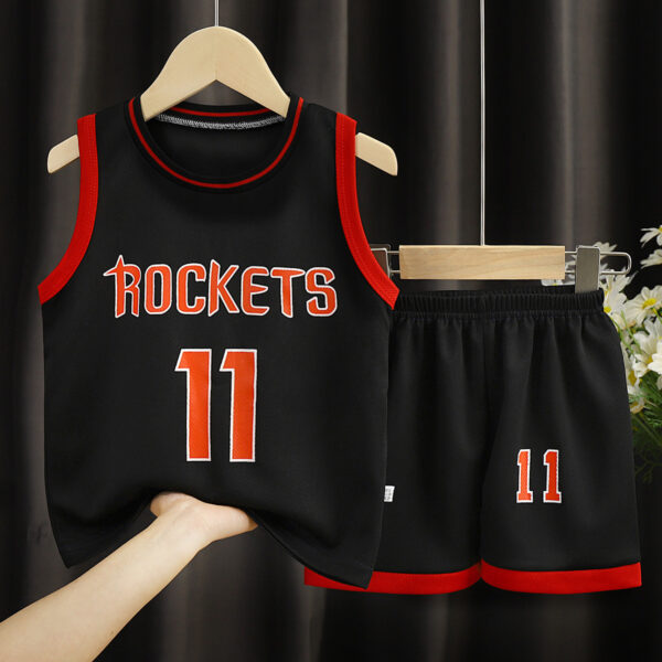 Children's Clothing Sports Basketball Wear Children's Clothing Boys' Suit - Image 3