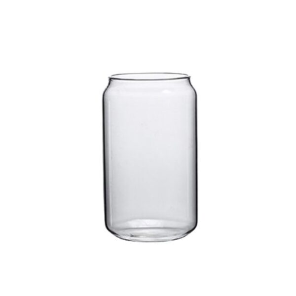 Glass Cup With Lid And Straw Transparent Bubble - Image 3