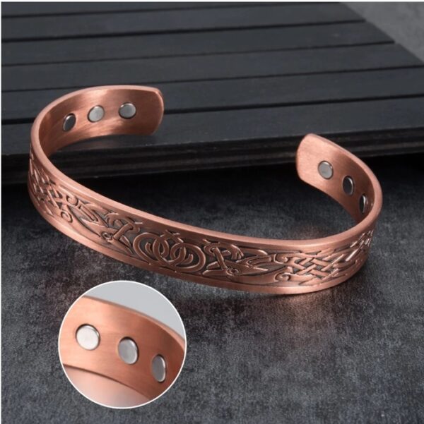 Energy magnetic therapy copper bracelet - Image 2