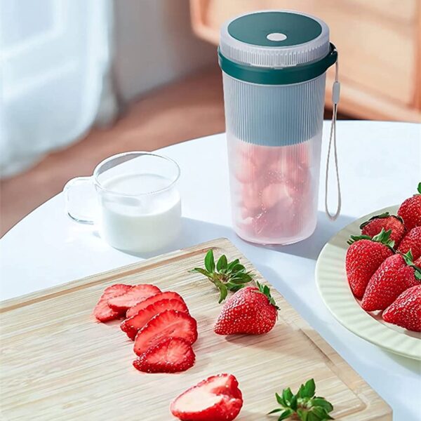 Multi-Function Portable Blender Electric Juicer Cup Sports Bottle Fruit Blender USB Rechargeable Smoothie Blender Fruits Juicer Extractor - Image 5