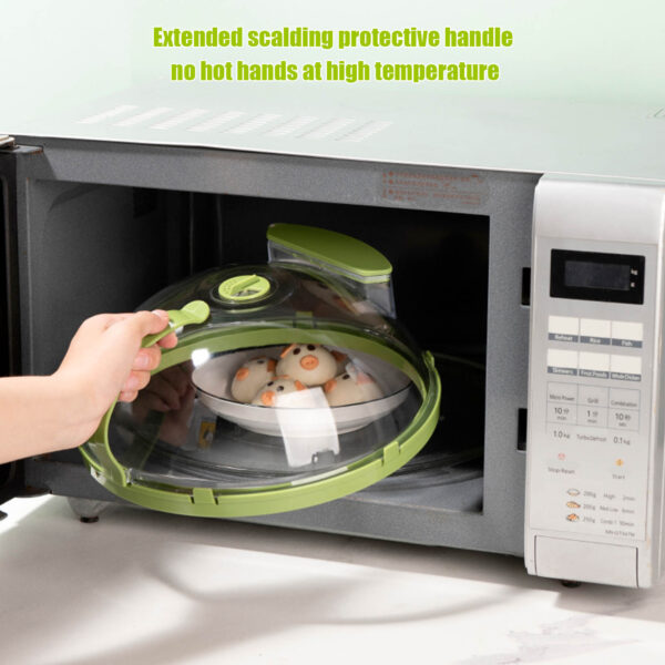 Microwave Splashproof High Temperature Food Heating Cover - Image 2